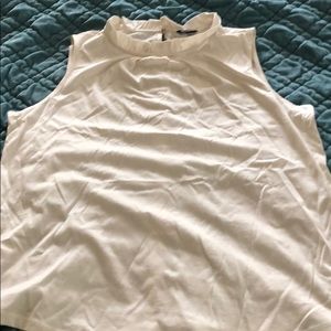 Ann Taylor Sleeveless Ivory shirt